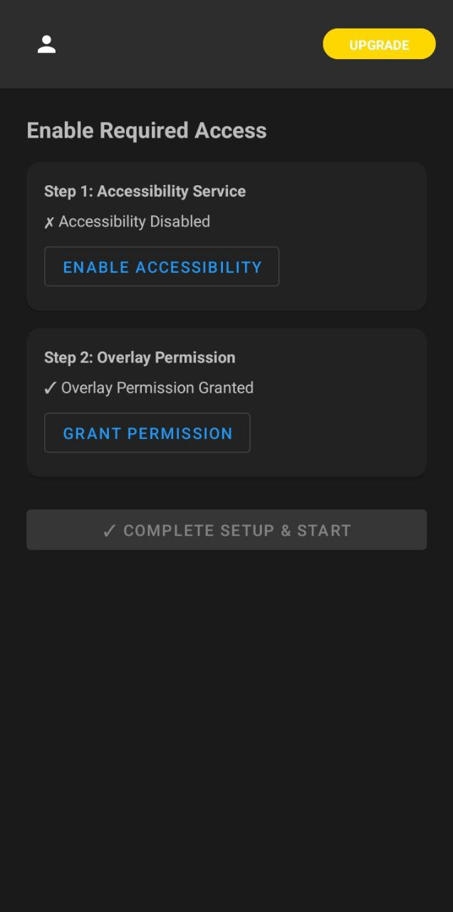 Typing Smart app permission screen
